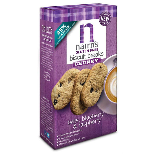 Gluten Free Blueberry & Raspberry Biscuit Break Chunky 160g