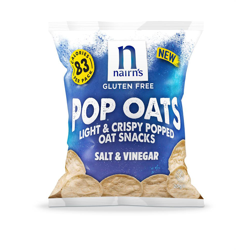 Gluten Free Salt & Vinegar Pop Oats 20g