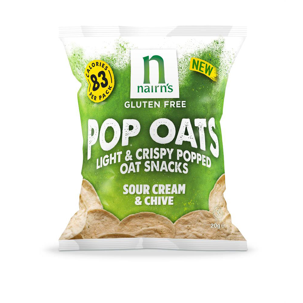 Gluten Free Sour Cream & Chive Pop Oats 20g