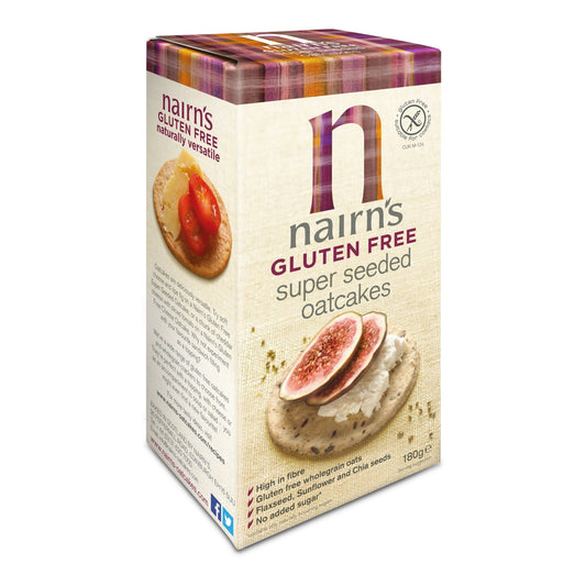 Gluten Free Super Seeded oatcake 180G