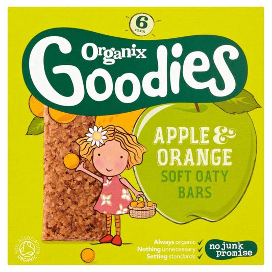 Goodies Apple & Orange Oat Bars 6 x 30g