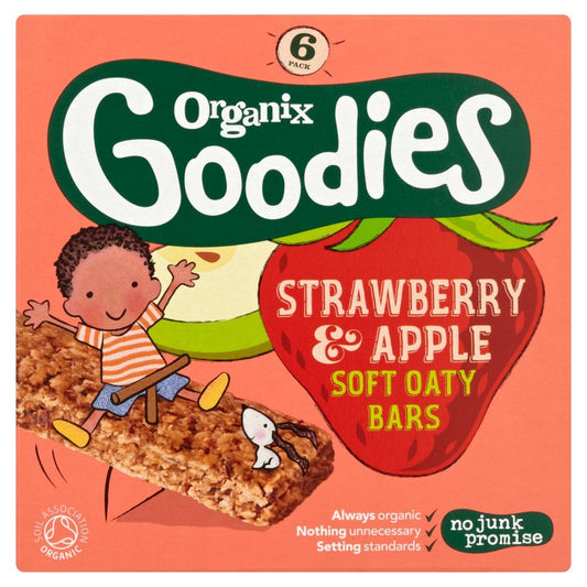 Goodies Strawberry & Apple Oaty Bar 6 x 30g