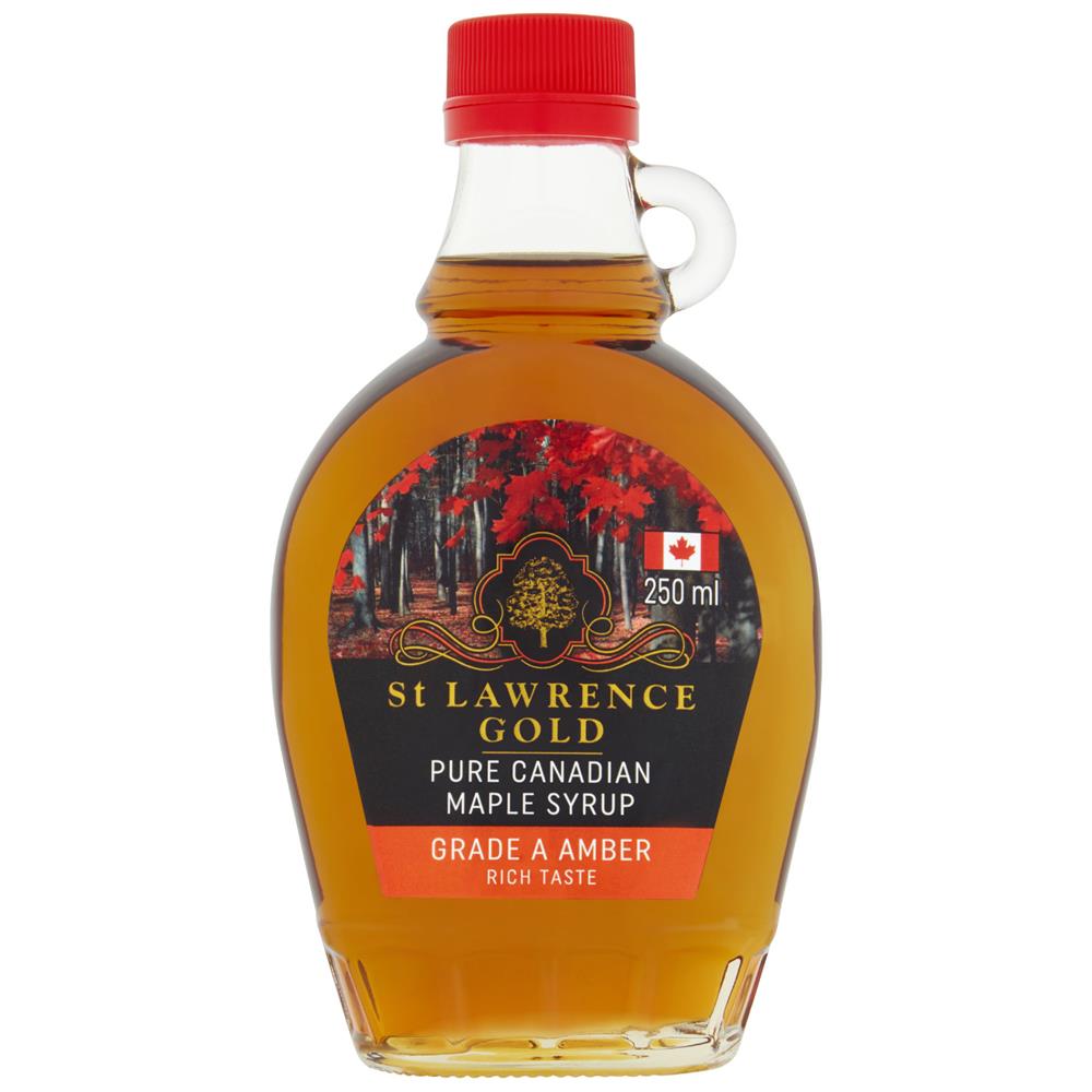 Grade A Amber Colour, Rich Taste Maple Syrup 250ml