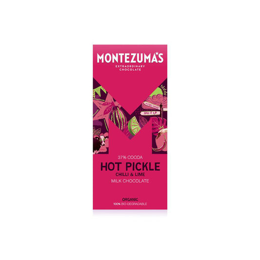 Hot Pickle Organic Milk with Lime & Chilli 90g Bar