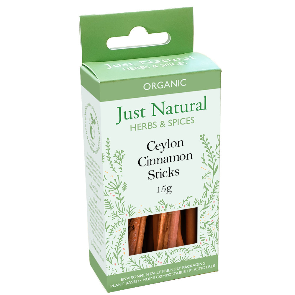 Organic Ceylon Cinnamon Sticks 15g