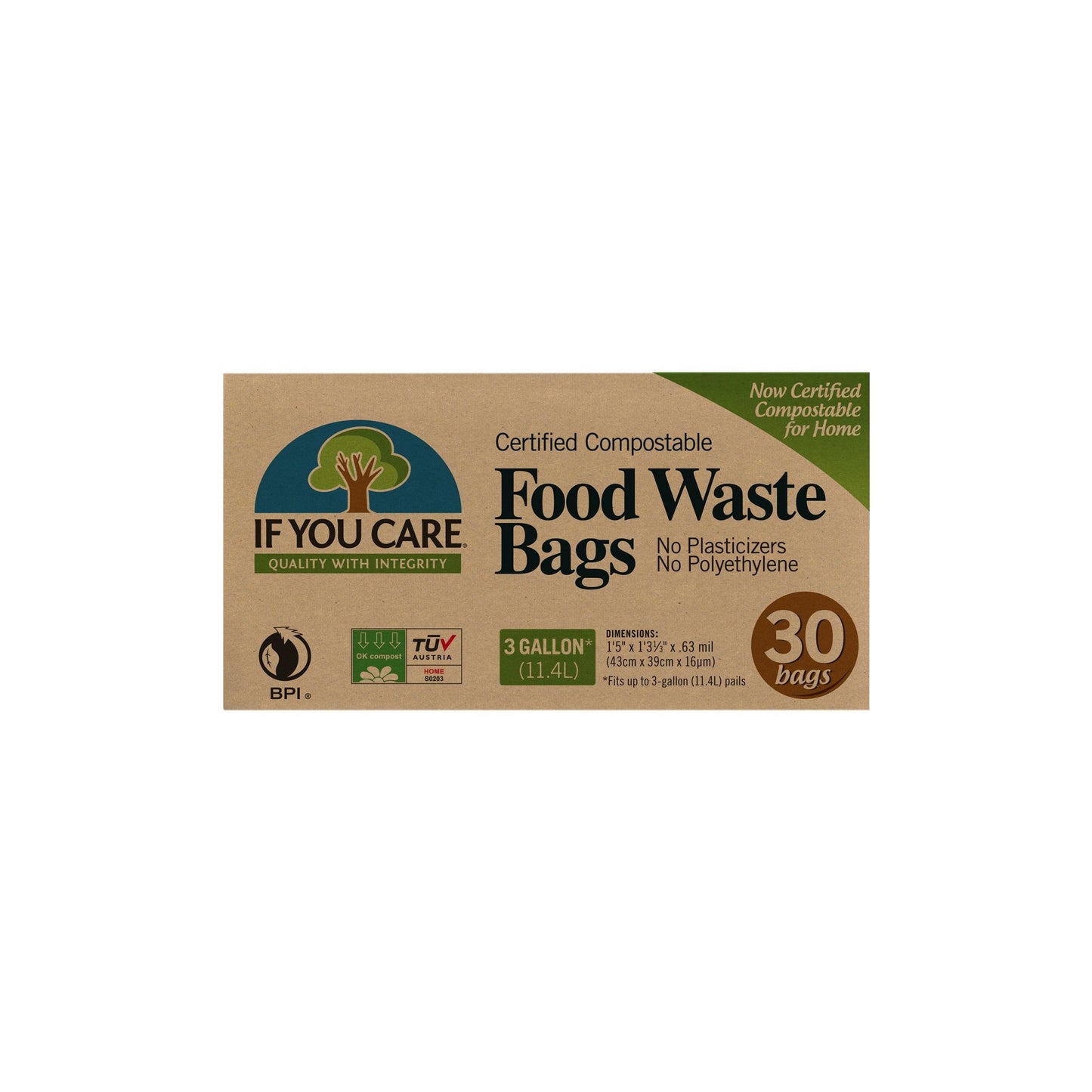 Kitchen Caddy Bags (food waste bags) 30 bags