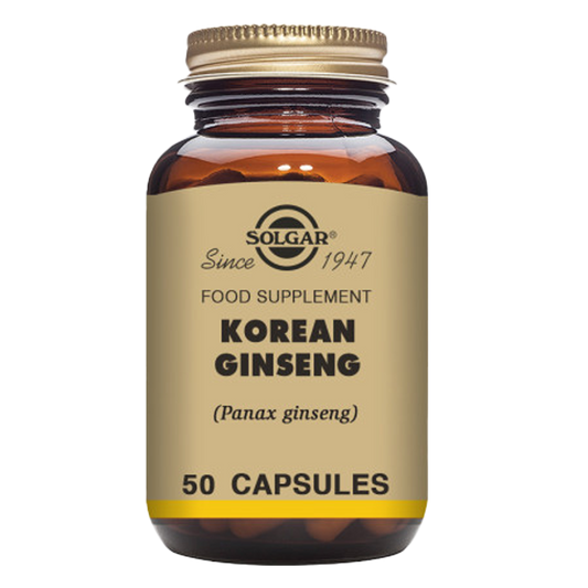 Korean Ginseng Vegetable Capsules - Pack of 50
