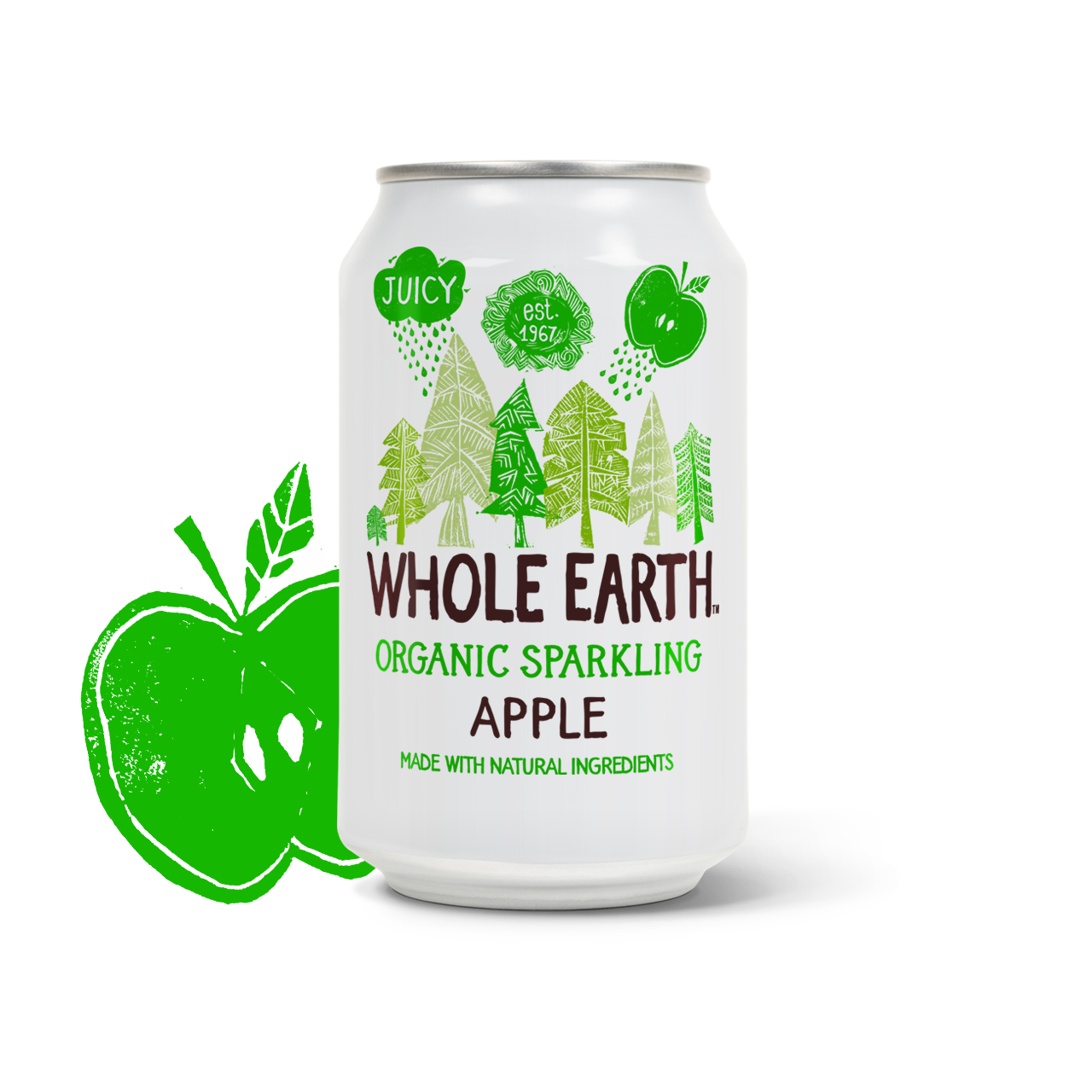 Lightly Sparkling Organic Apple Drink 330ml