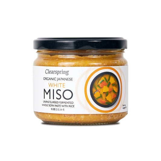 Organic Japanese White Miso Paste - Unpasteurised 270g