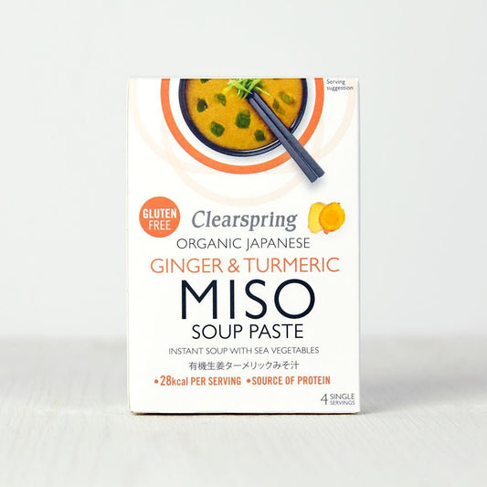 Organic Instant Miso Soup Paste - Ginger & Turmeric - Best Before 18-04-2024