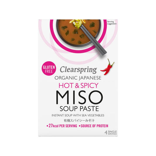 Organic Instant Miso Soup Paste - Hot & Spicy 60g