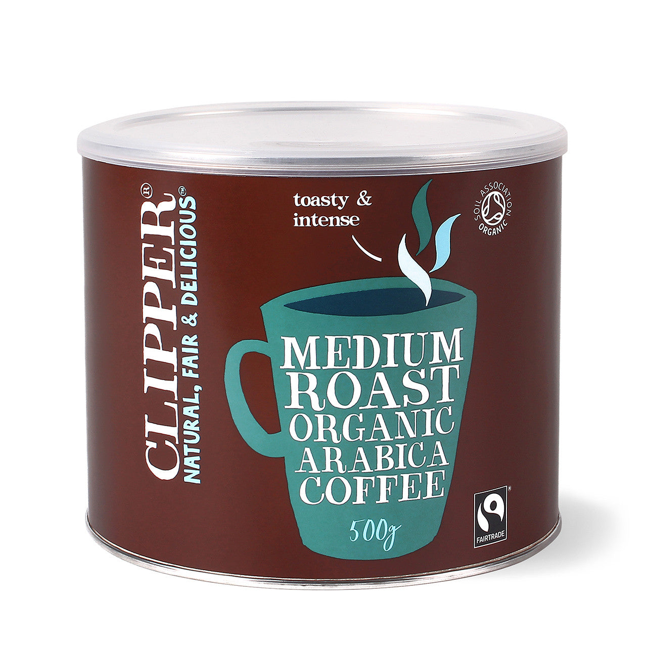 Fairtrade Organic Medium Roast Arabica Coffee 500g