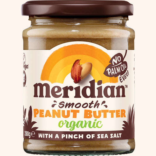 Organic Smooth Peanut Butter with a pinch of salt 280g