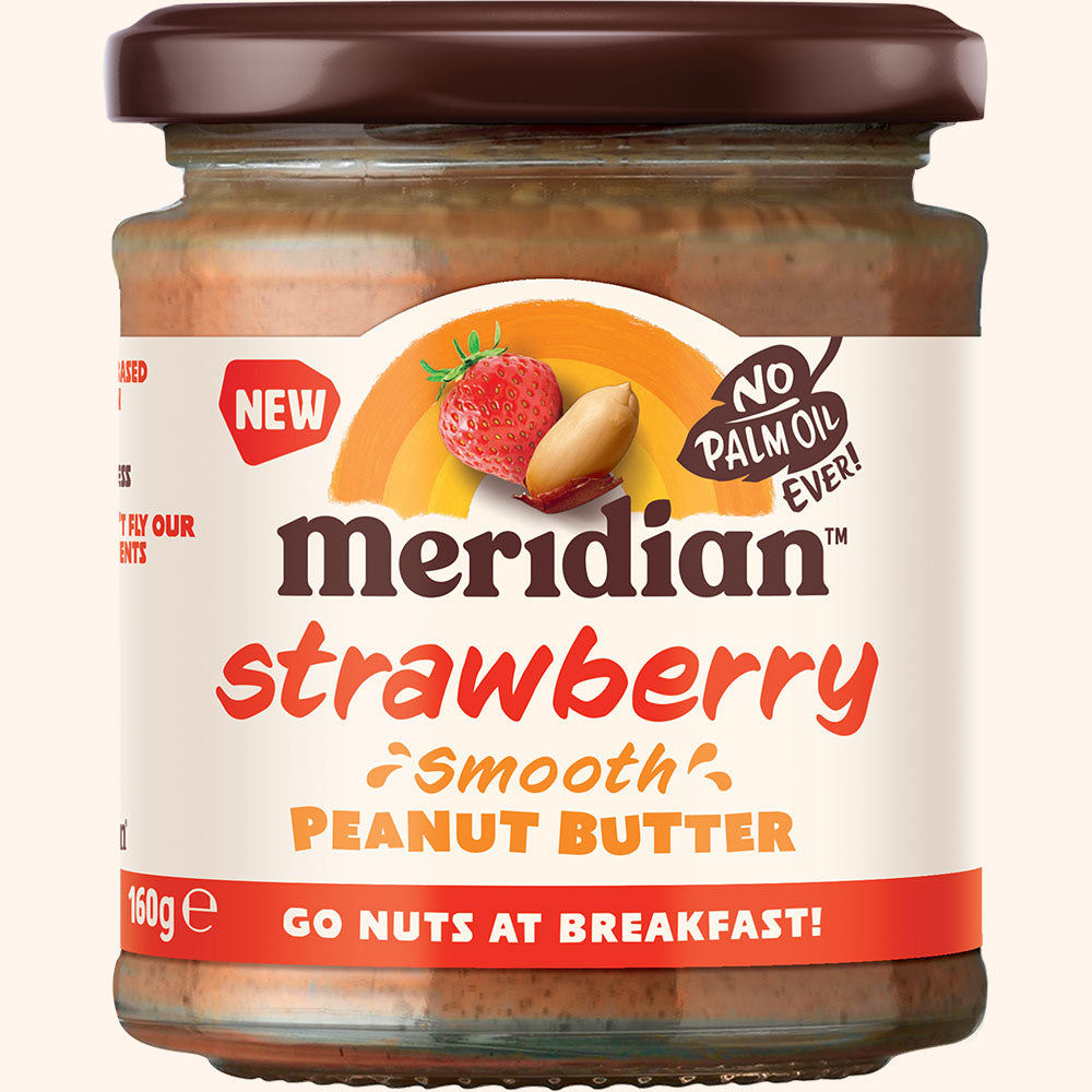 Smooth Peanut Butter with Strawberry 160g