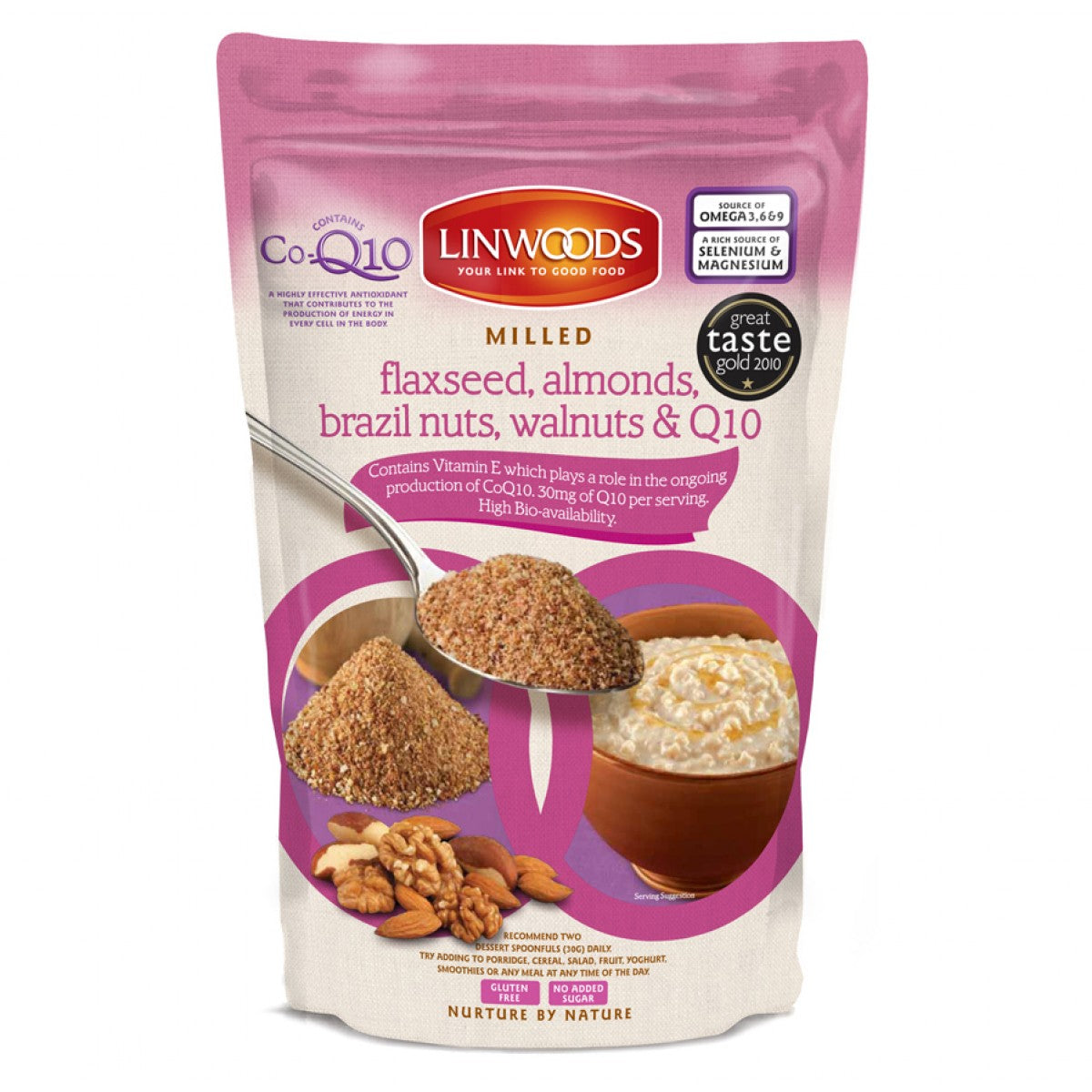 Milled Flaxseed, Nuts & Q10 mix 360g