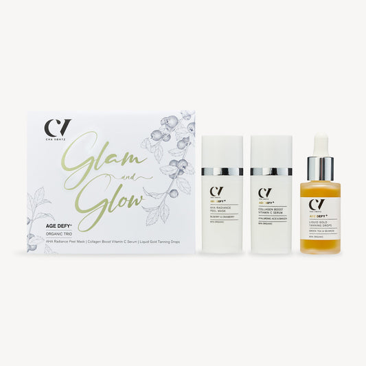 Age Defy+ Glam and Glow Organic Trio