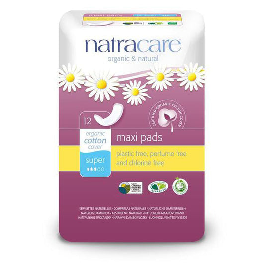 Natural Maxi Pads Super 12's