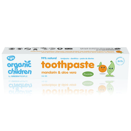 Organic Children Mandarin & Aloe Vera Toothpaste with Fluoride