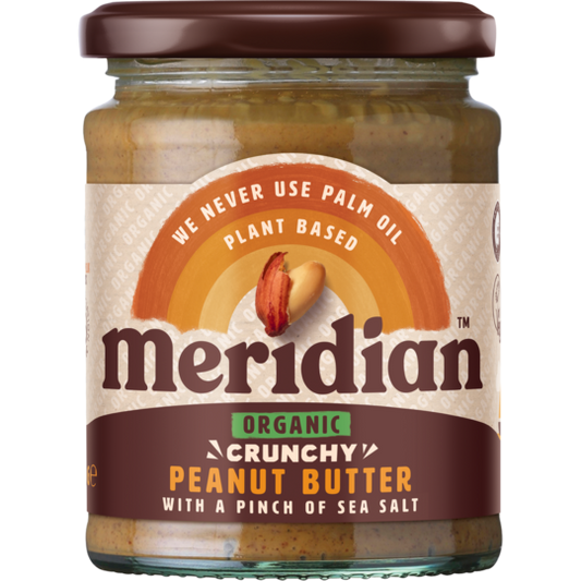 Organic Crunchy Peanut Butter with a pinch of salt 280g