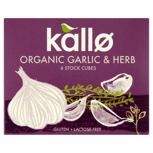 Organic Garlic & Herb Stock Cubes 66g