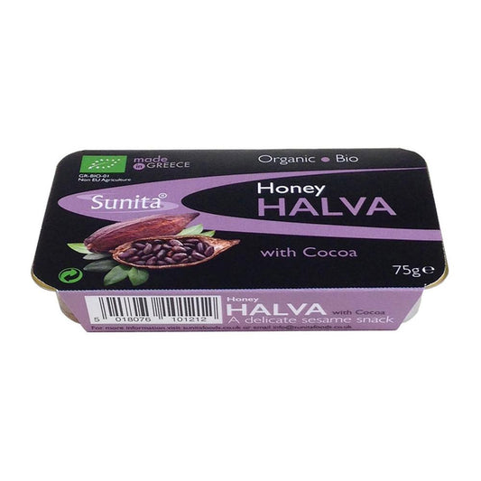 Organic Honey Halva with Cocoa 75g