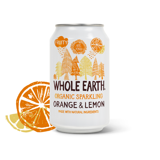 Organic Lightly Sparkling Orange & Lemon Drink 330ml