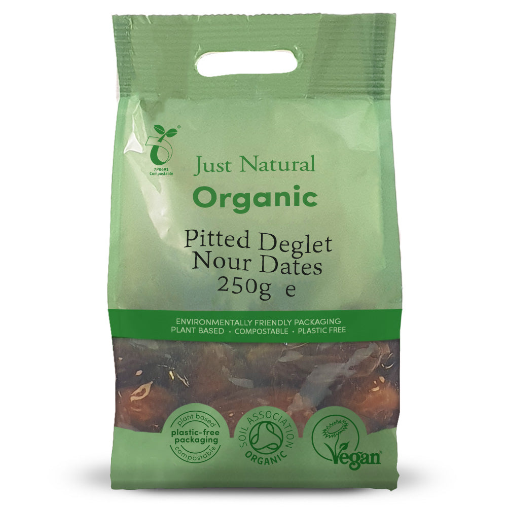 Organic Pitted Deglet Nour Dates 250g