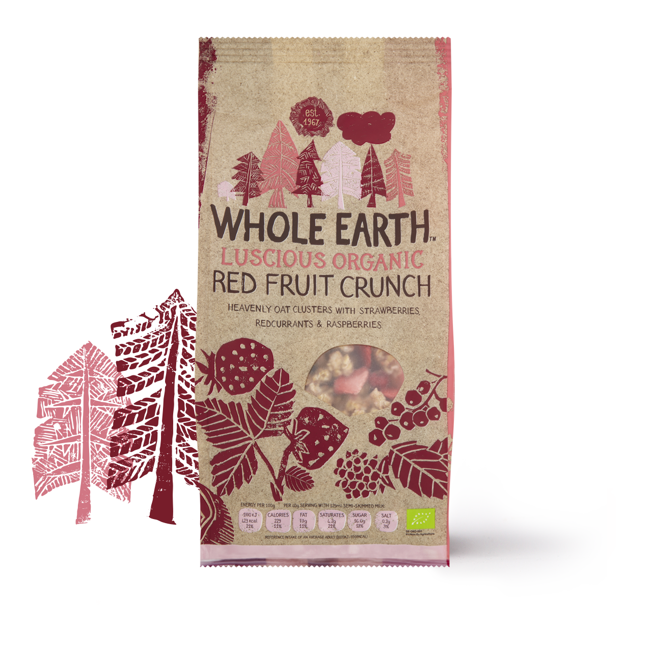 Organic Red Fruit Crunch 450g