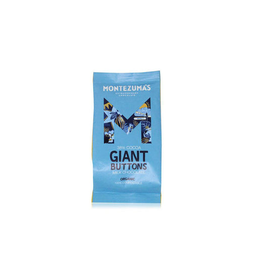 Organic Smooth 37% Milk Chocolate Giant Buttons 180g