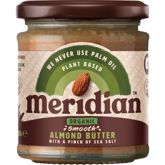 Organic Smooth Almond Butter with a pinch of salt 170g