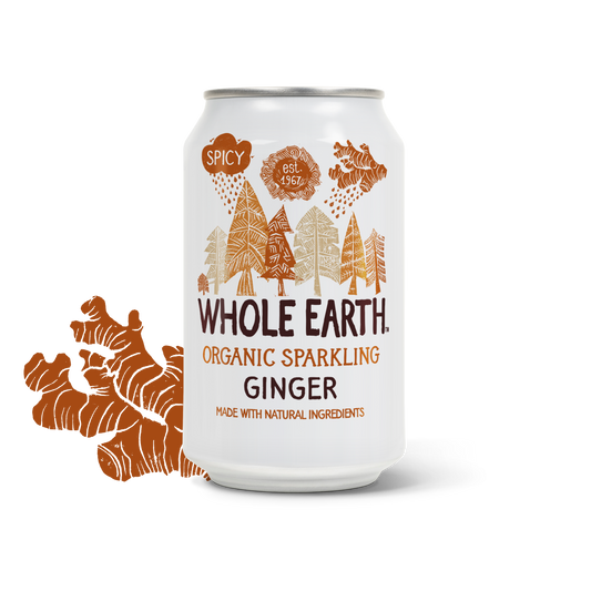 Organic Sparkling Ginger Drink 330ml