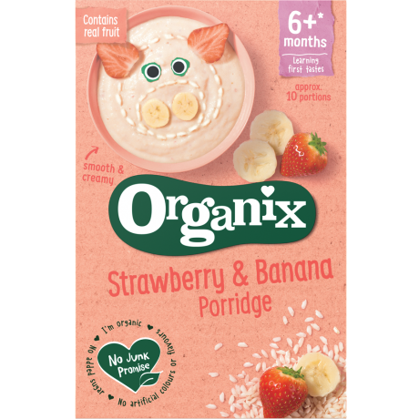 Organic Strawberry and banana Porridge 120g