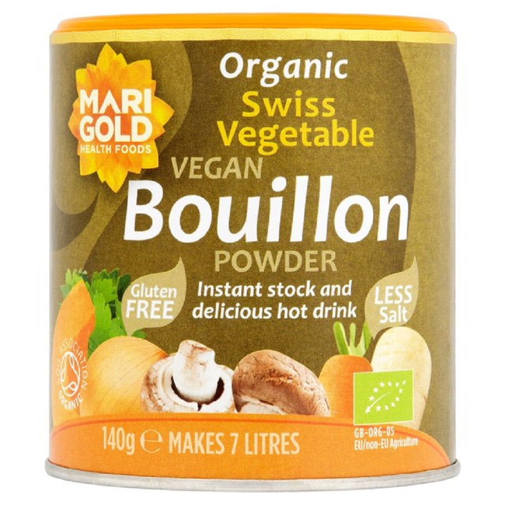 Organic Swiss Reduced Salt Vegetable Bouillon Powder 140g