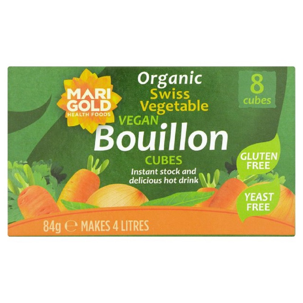 Organic Swiss Vegetable Bouillon Cubes Yeast Free