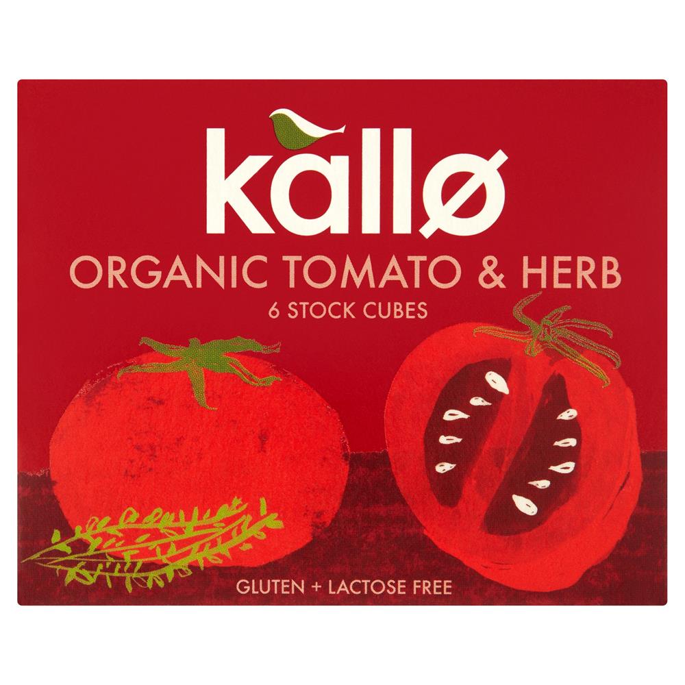 Organic Tomato & Herb Stock Cubes 66g