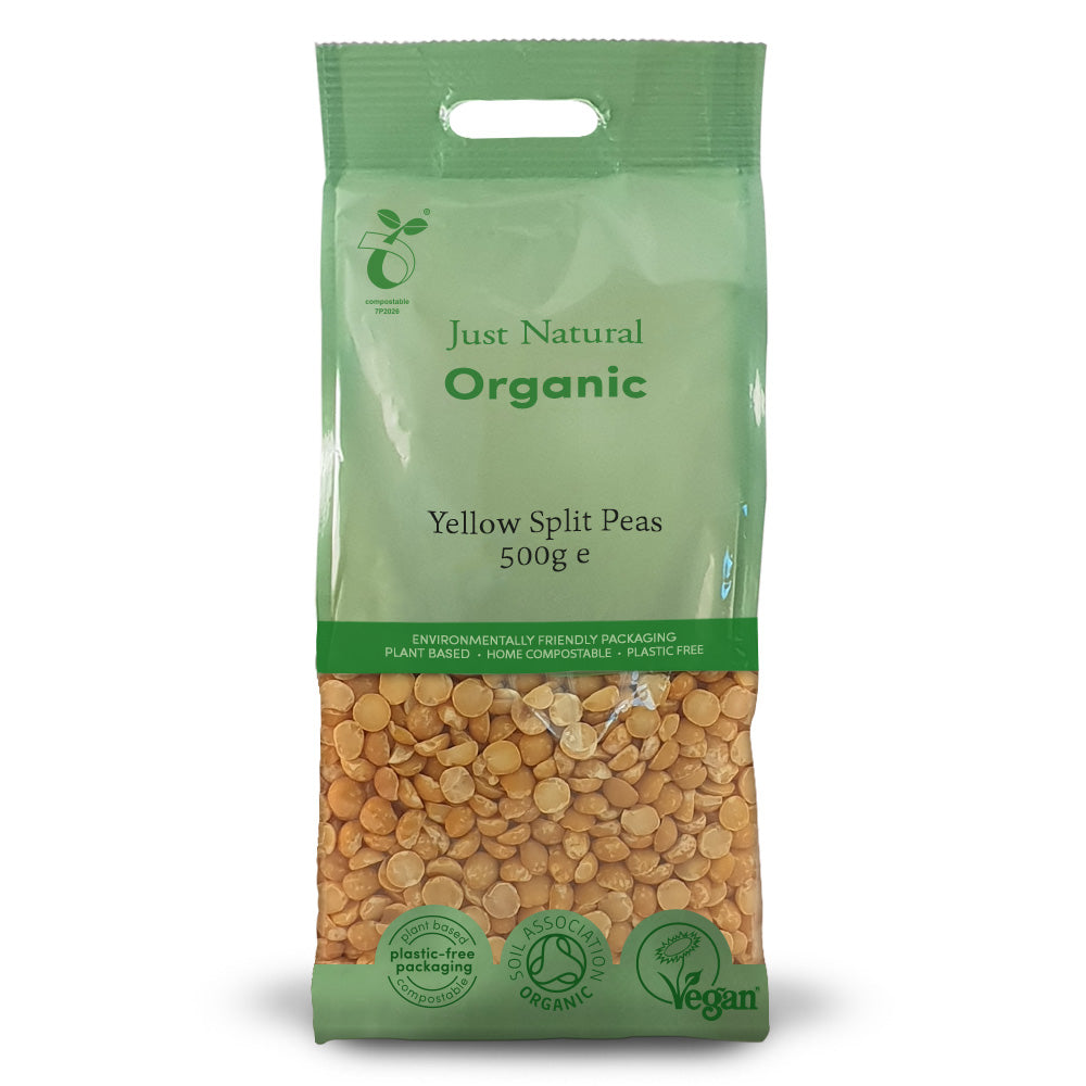 Organic Yellow Split Peas 500g