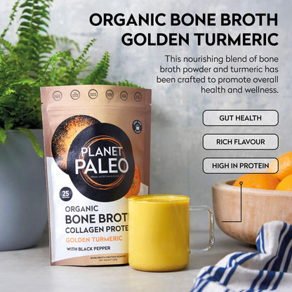 Organic Bone Broth - Golden Turmeric