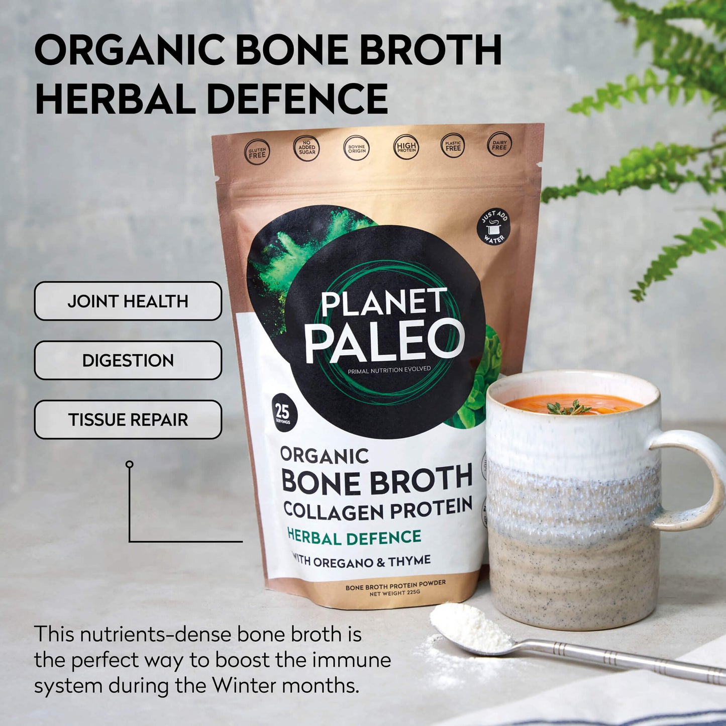 Organic Bone Broth - Herbal Defence