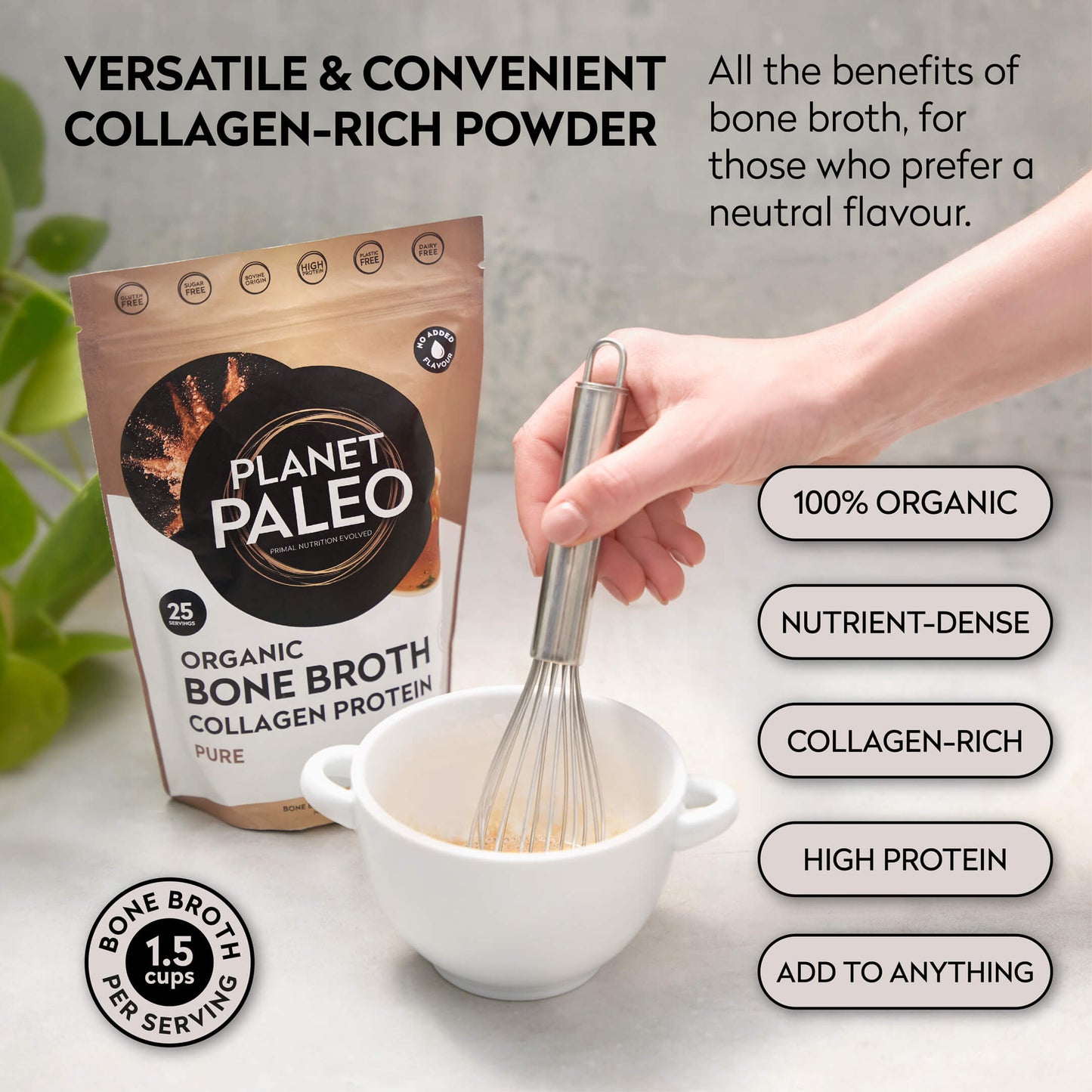 Organic Bone Broth - Pure (Unflavoured)