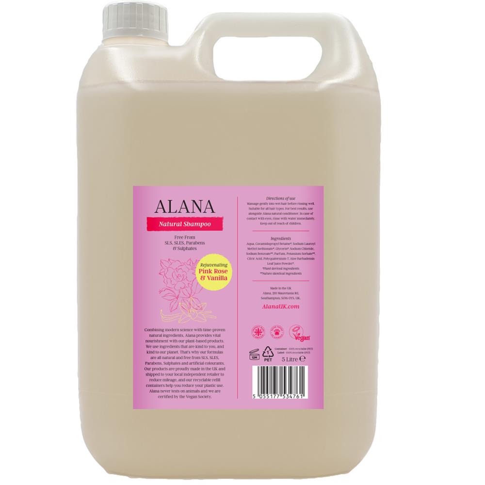 Pink Rose & Vanilla Natural Shampoo