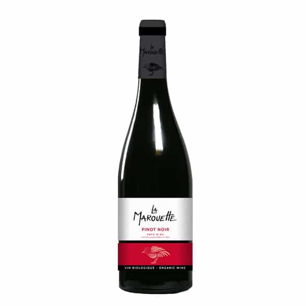 Pinot Noir 'La Marouette', IGP Pays d'Oc, France Organic Red Wine