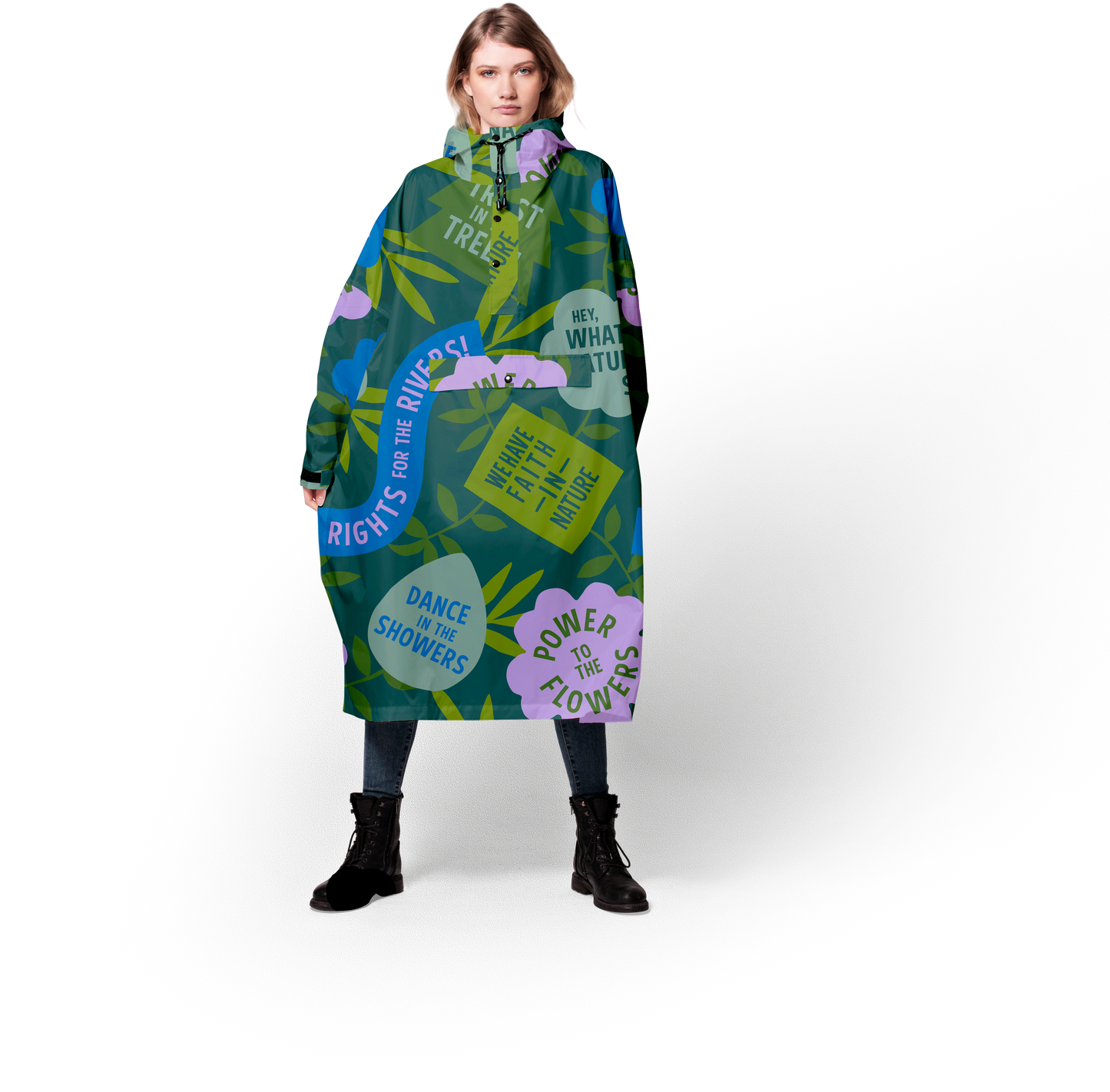 Faith In Nature x Rainkiss Poncho