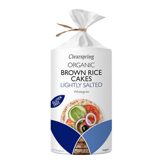 Organic Brown Rice Cakes - Lightly Salted