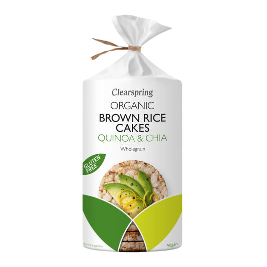 Organic Brown Rice Cakes - Quinoa & Chia