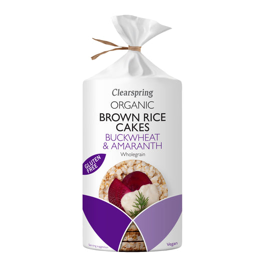 Organic Brown Rice Cakes - Buckwheat & Amaranth