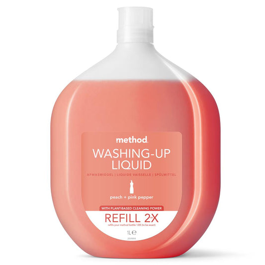 Refill Washing Up Liquid Peach & Pink Pepper 1.064L