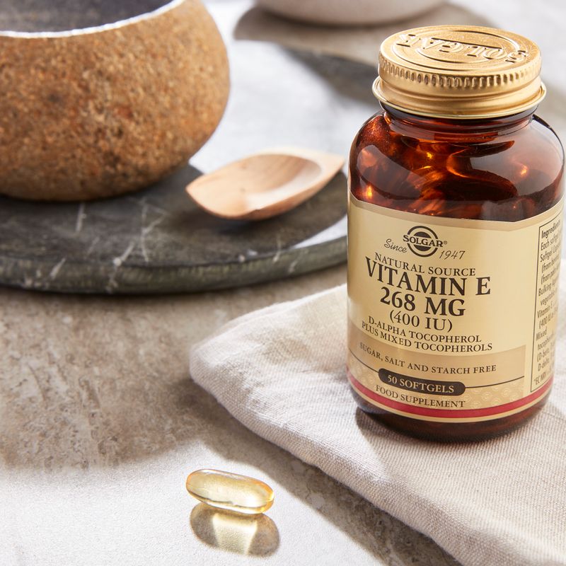 Natural Source Vitamin E 268 mg (400 IU) Softgels