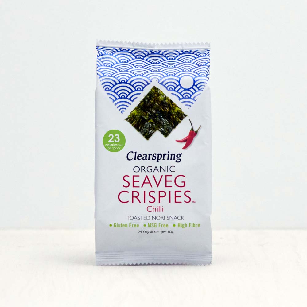 Organic Seaveg Crispies - Chilli (Crispy Seaweed Thins)