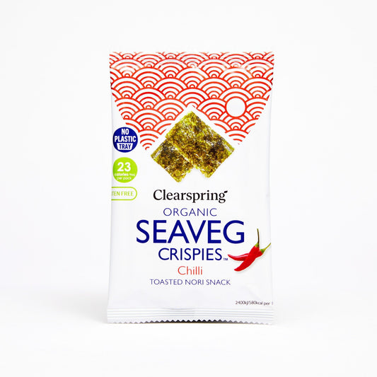 Organic Seaveg Crispies - Chilli (Crispy Seaweed Thins)