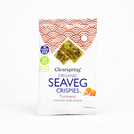 Organic Seaveg Crispies - Turmeric (Crispy Seaweed Thins)